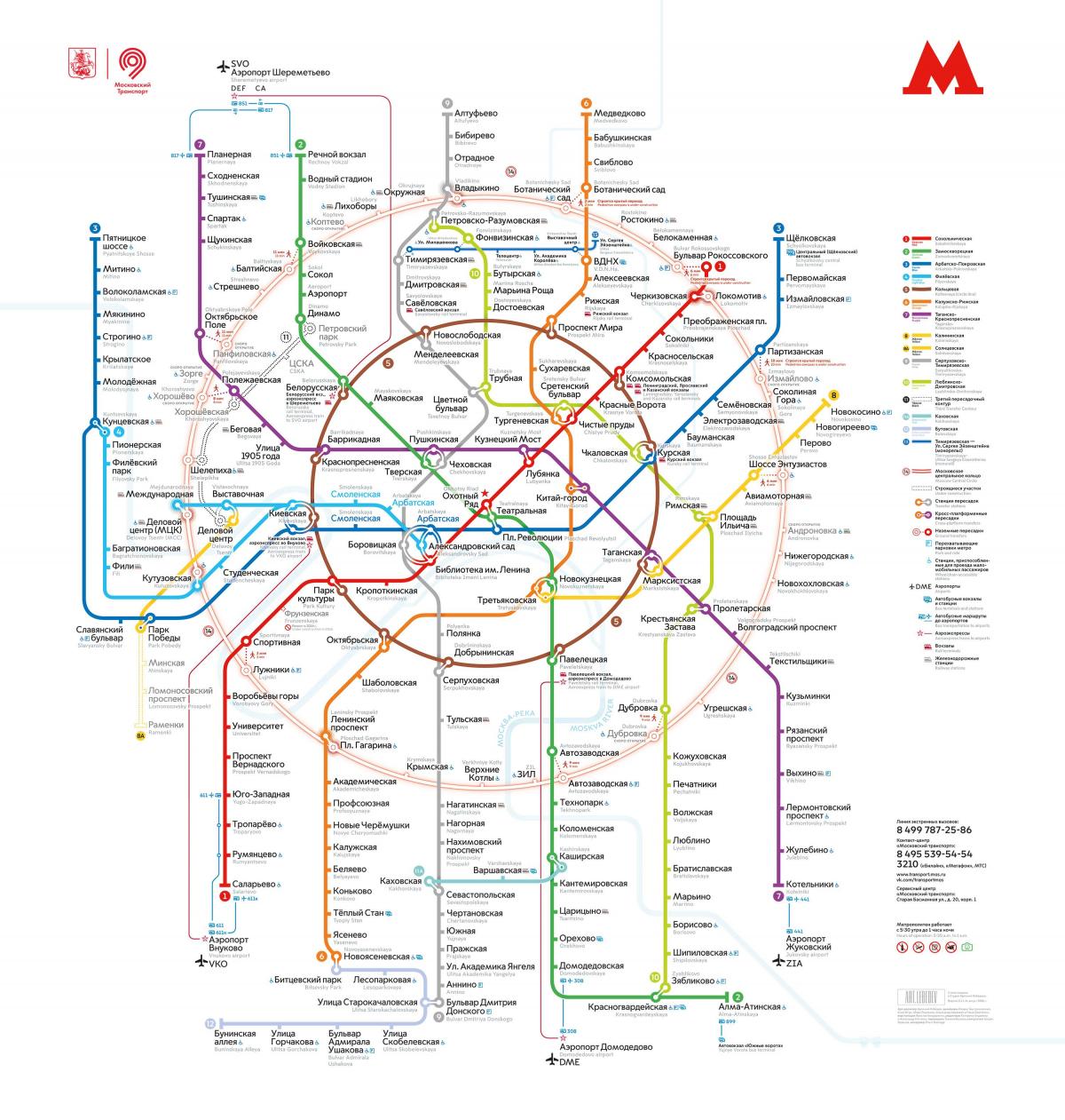 莫斯科地铁图