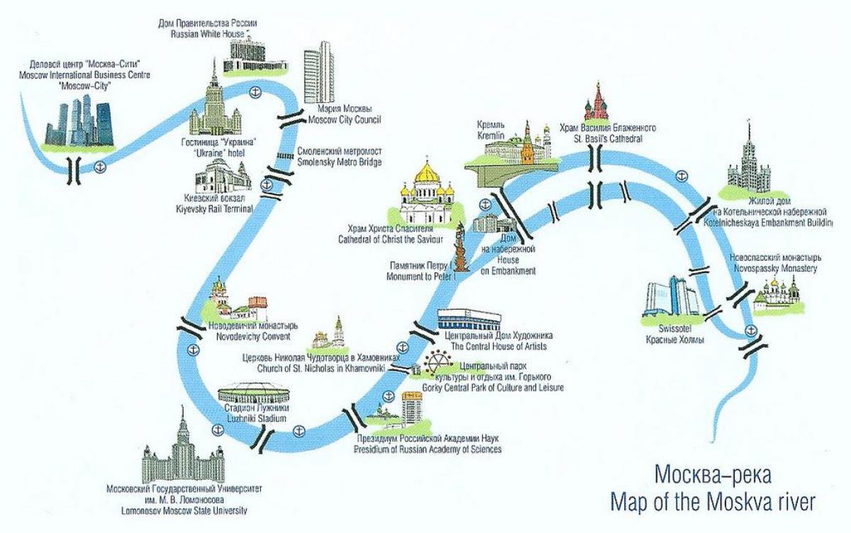 莫斯科河地图