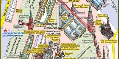 红场莫斯科地图