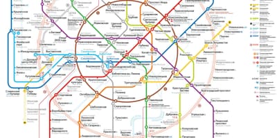 莫斯科运输地图